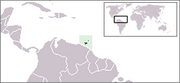 République de Trinité-et-Tobago - Carte